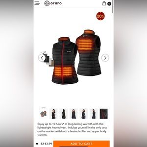 New L Women’s Ororo Heated Vest $65 OBO